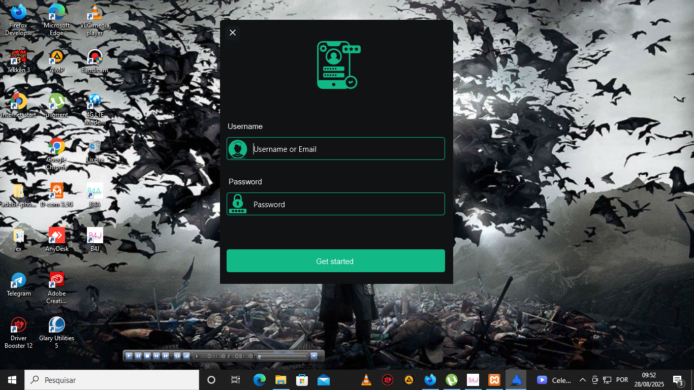 Sellixor (sales system developed in B4J, integrated with MySQL and Resent API)
